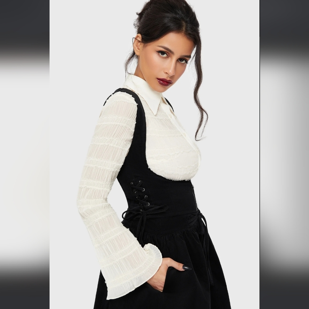 Elegant Under bust Black Corset